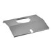 A metal plate with holes.