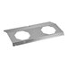 An Avantco Evaporator Cover, a metal plate with holes.