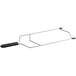 A metal Fryclone oil filter bag holder frame with a black handle.