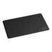 A rectangular black comfort weave standing desk mat with an anti-fatigue design.