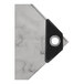 A white and black marble tarp cover.