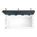 A white and black CaterGator outdoor cooler with the lid open.