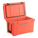 A CaterGator Coral outdoor cooler with the lid open.