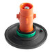 An American Standard Ultima diaphragm assembly for a urinal flush valve with orange and black plastic parts.