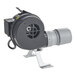 A Micro Matic beer system blower assembly with a metal housing and bracket.