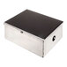 A silver metal Jackson control box with a black lid.