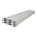 Metaltech SaferStack aluminum scaffolding platforms stacked on top of each other.