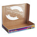 A white cardboard Southern Champion bakery box with a Rosca de Reyes logo on the window.