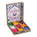 A box of Pukka Organic Tea Selection with a variety of teas inside.