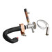 An Avantco expansion valve with a metal pipe and black wire attached.