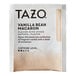 A package of Tazo Vanilla Bean Macaron tea bags.