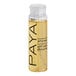 A PAYA Papaya shower gel bottle with yellow liquid and a pump.