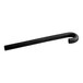 A black tube with a curved end.