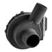 A black plastic Noble Warewashing tank drain pump with a pipe attached.