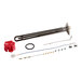 A Noble Warewashing booster heating element assembly with wires and parts.