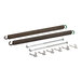 A Noble Warewashing door spring and hook assembly for dishwashers.