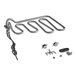 A Noble Warewashing tank heating element with wires and screws.