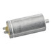 A close-up of a silver metal Noble Warewashing 12.5 uF capacitor.