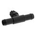 A black plastic pipe with a black plastic connector for Noble Warewashing dishwashers.