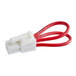 A red and white wire connector with a Noble Warewashing Designator.