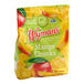 A white bag of Wyman's frozen mango chunks with a label showing the Wyman's logo.