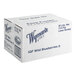 A white box of Wyman's frozen wild blueberries with blue text on a counter.