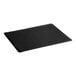 A rectangular black rubber anti-fatigue mat with a bubble surface and beveled edges.