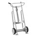 A Valley Craft silver aluminum hand truck with black rubber wheels.