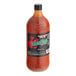 A close up of a bottle of Valentina Black Label Mexican Hot Sauce with a label on it.