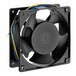 A black cabinet cooling fan with attached wires designed for use with Cooking Performance Group HSIO-H and HSIO-H-2 models.