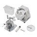 An Edlund VariCut Deluxe food processor with various parts and accessories.