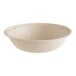 A white World Centric compostable bowl with a lid.