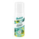 A white bottle of Batiste Original Dry Shampoo with a blue and yellow label.