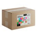 A large cardboard box labeled as containing 10 pounds of Adourne Rainbow Nonpareils.