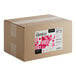 A large cardboard box labeled as containing 10 pounds of Adourne Pink Nonpareils.