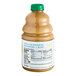 A bottle of brown Dr. Smoothie Classic Banana fruit smoothie mix with a green cap.