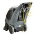 A Karcher Cadet carpet extractor with wheels and hoses, and a clear cover.