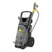 A black and yellow Karcher HD 3.5/30-4S electric upright cold water pressure washer.