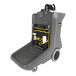 A grey Karcher cleaning cart with a black and yellow bag.