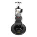 A Karcher propane burnisher with a black base and wheels.