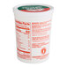 A white V&amp;V Supremo container of Mexican-Style Cultured Sour Cream with red text on the label.