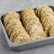 A tray of Brakebush chicken sausage patties.
