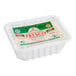 A white container of V&V Supremo Queso Fresco Cheese Crumbles with a label.