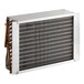 A metal condenser coil for an Avantco refrigeration unit.