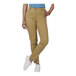 The legs of a woman wearing tan Edwards 4-way stretch pants.