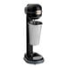 A black and silver AvaMix drink mixer.