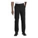A man wearing black Edwards 2558 Performance 4-Way Stretch pants.