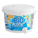 A white plastic container of Master of Mixes Big Bucket Blue Hawaiian Mix with a white lid and a blue label.