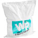 A white plastic bag with a blue and white label for WipesPlus Lemon Scent Surface Disinfecting Wipes.