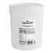 A white Tillamook French Vanilla ice cream bucket with a label.